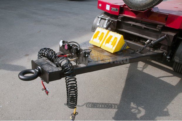 Дышло прицепа. Электро пневмо разъемы