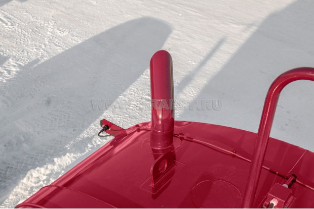 Патрубок обогрева цистерны выхлопными газами