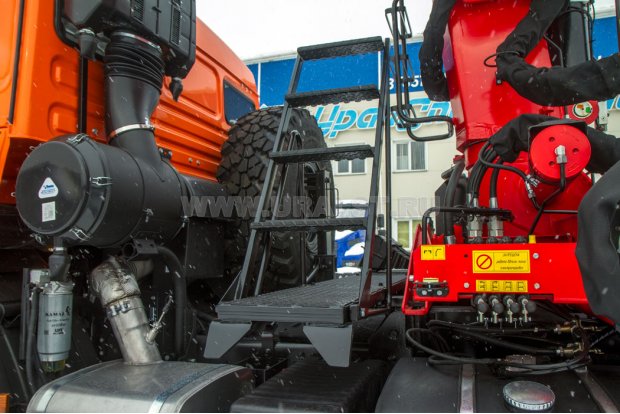 Транспортное положение лестницы