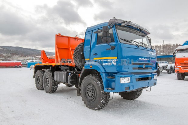 Трубоплетевозный тягач ТПВ УСТ 5453TB Камаз 43118 (Cummins) сп.м.