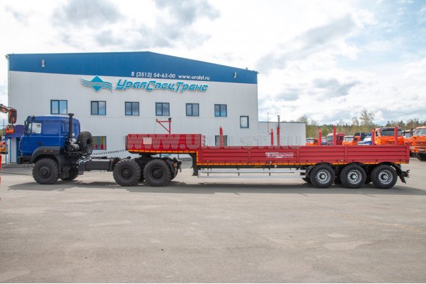 Полуприцеп бортовой контейнеровоз ППК 35ЛР-32-9КБ SAF УСТ 9465 ДОПОГ