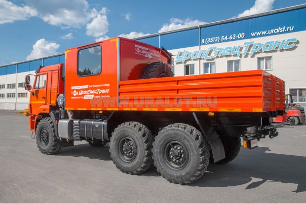 Автобус грузопассажирский ГПА 6+2 откр. УСТ 5453 Камаз 43118-50сп.м. базовый