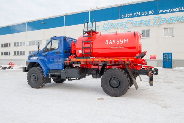Автоцистерна вакуумная МВ-4,5Т Урал 43206-72 NEXT