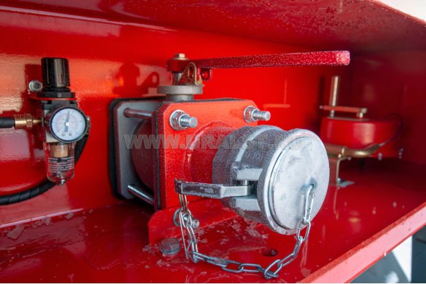 Трубопровод с БРС, кран шаровый 