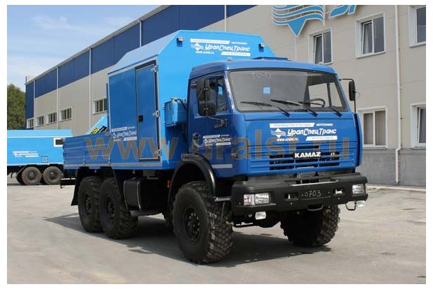 Автофургон Камаз с КМУ