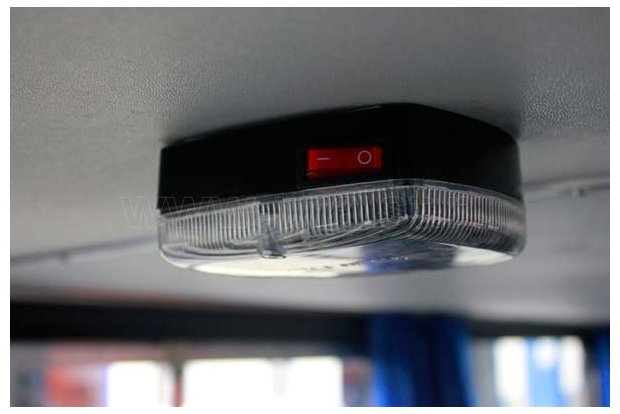 Фонари освещения салона вахтового автобуса