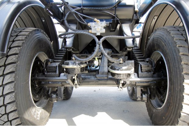 Подвеска полуприцепа опоровоза УСТ