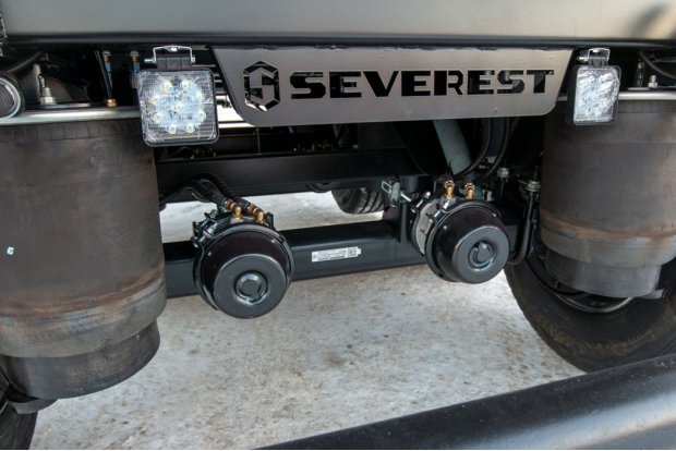 Пневматическая подвеска полуприцепа