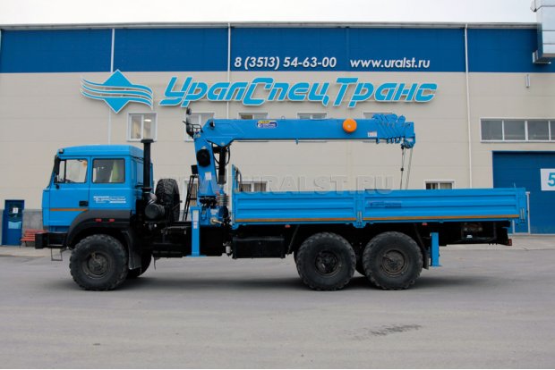 Автомобиль бортовой Урал 4320-82МА12 с КМУ DONGYANG SS1926