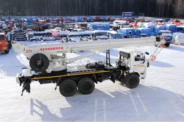 Автокран Челябинец КС-55732 25 тонн 32,7 м Камаз 43118-46