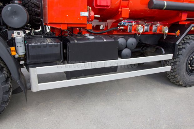 Топливный бак. Боковая защита