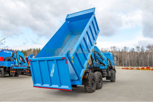 Самосвал 10-16 с КМУ ИМ-95 УСТ 5453 Урал 4320-4971-82