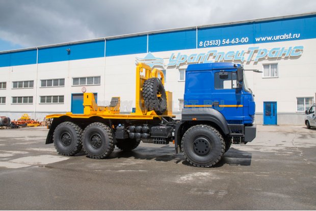 Трубоплетевозный тягач ТПВ УСТ 5453 Урал 6370К
