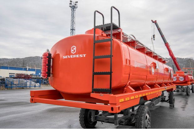 Лестница на площадку обслуживания цистерны