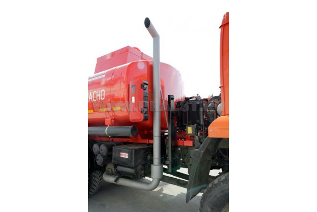 Вывод глушителя за кабину вверх