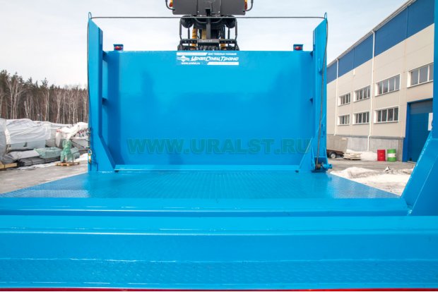 Лесовозная платформа