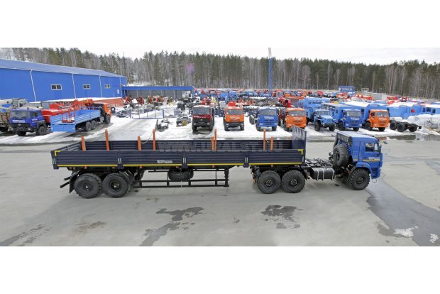 Полуприцеп бортовой 9083