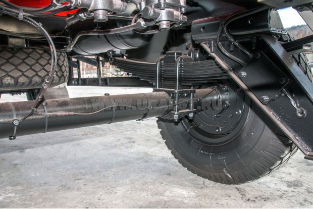 Подвеска прицепа-цистерны