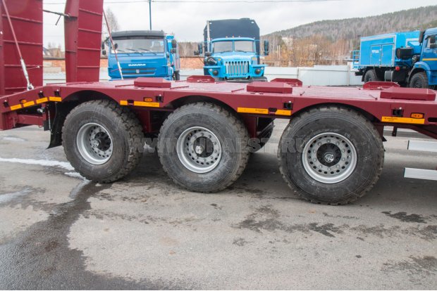 Оси полуприцепа