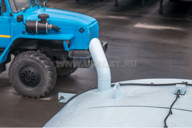 Система обогрева цистерны выхлопными газами