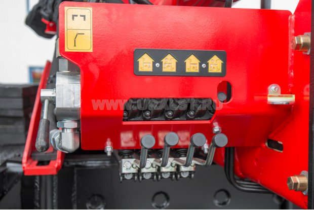 Рычаги управления опорами КМУ