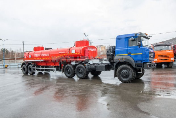 Полуприцеп цистерна ППЦ 26-24-2 УСТ 9465 рамная