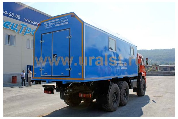 Автофургон Камаз с КМУ