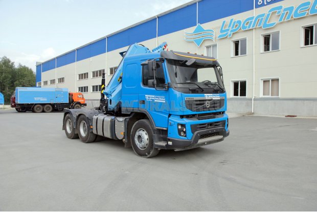 Тягач Volvo FM-Truck с КМУ ИМ-180-05