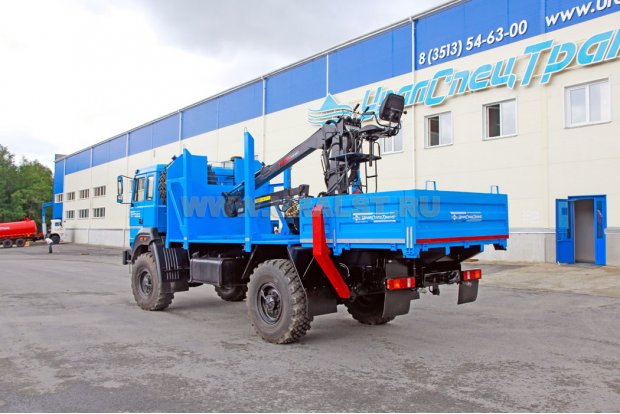 Сортиментовоз специальный Урал 43206-79ПН с ГМ FARMI Forest 4067