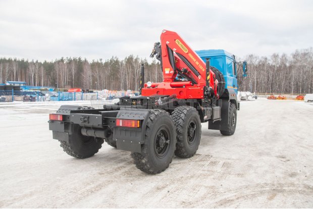 Седельный тягач с КМУ ИМ 150N УСТ 5453 Урал 5557-82