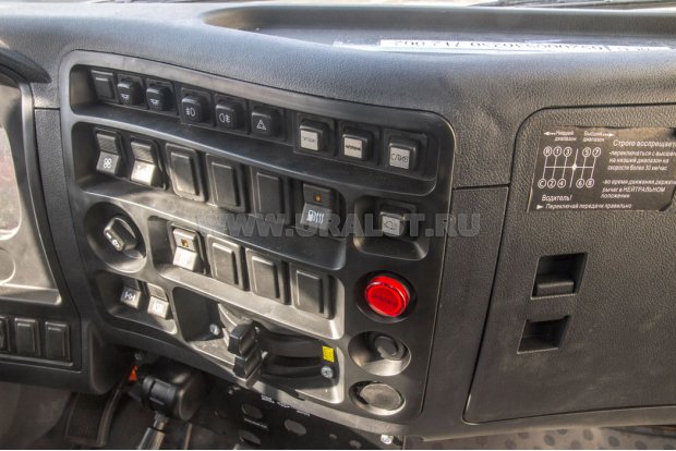 Управление насосной установкой в кабине водителя