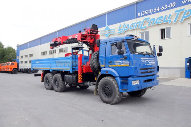 Буровая установка камаз с КМУ SAMYANG 2076