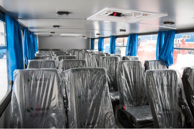 Салон вахтового автобуса Камаз