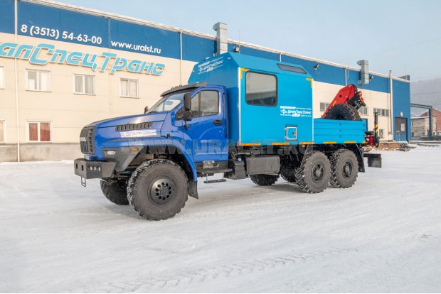 Автофургон АРОК с КМУ ИМ-150N УСТ 5453 Урал 4320-74Е5Г38 NEXT