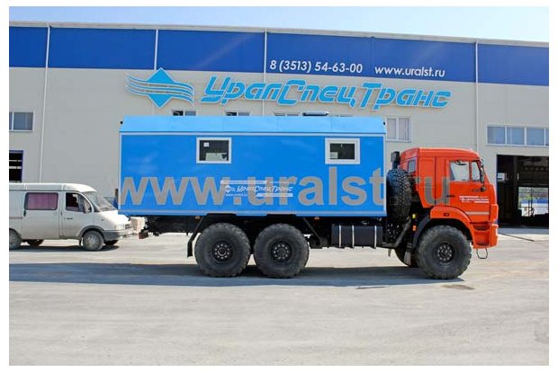 Автофургон Камаз с КМУ