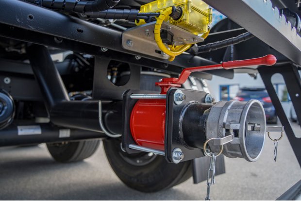 Сливной разгрузочный узел