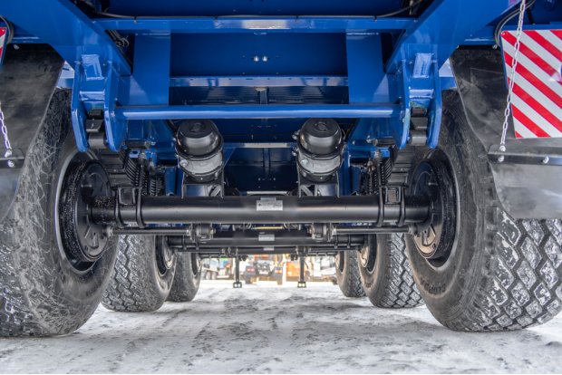 Пневматическая подвеска полуприцепа