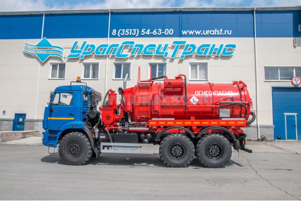 Автоцистерна АКНС-10 на шасси Камаз 43118-3027-46