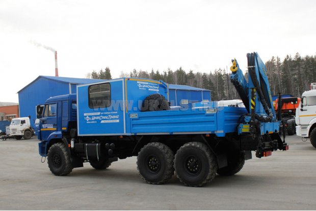 Камаз ГПА 43118-46 с краном-манипулятором ИМ-150