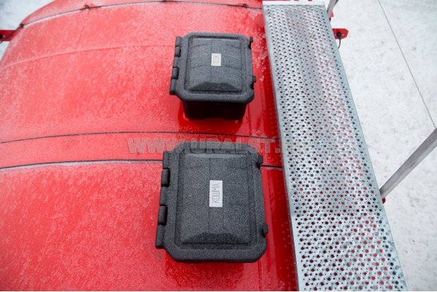 Ящик для песка, кошма