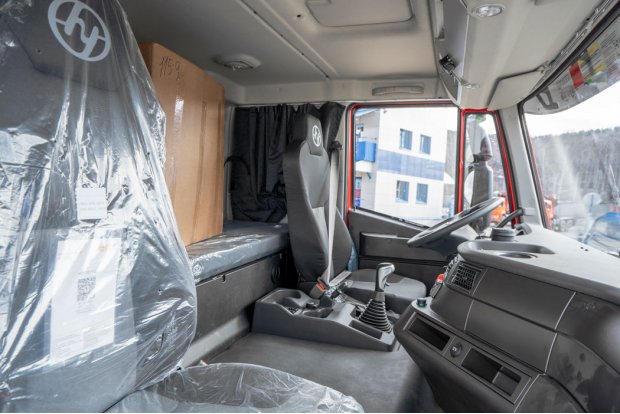 Спальное место в кабине водителя