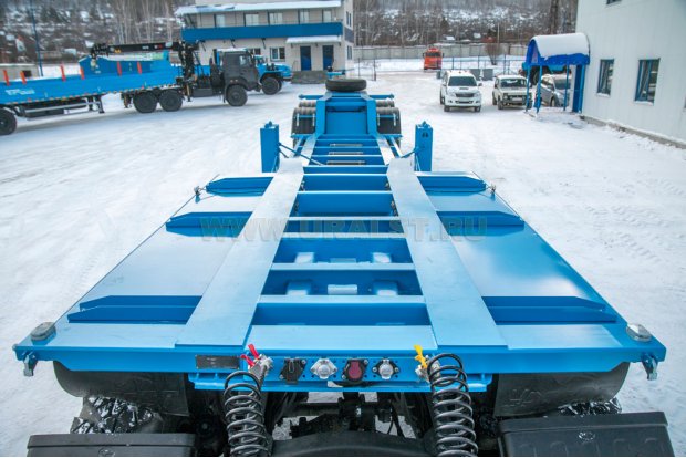 Грузовая контейнровозная платформа