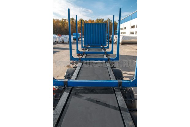 Грузовая платформа полуприцепа сортиментовоза