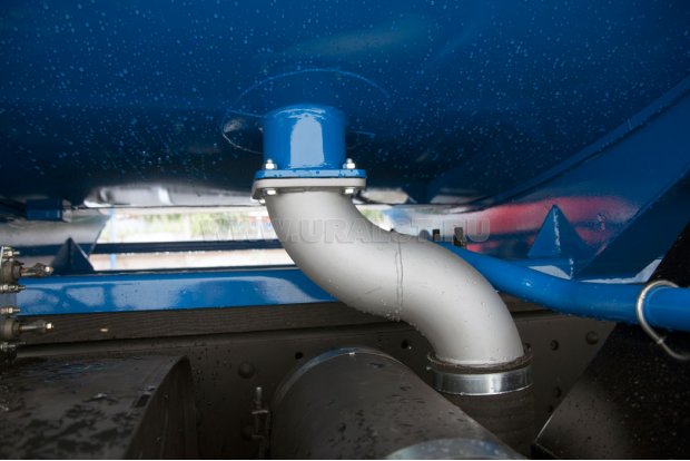 Обогрев емкости выхлопными газми