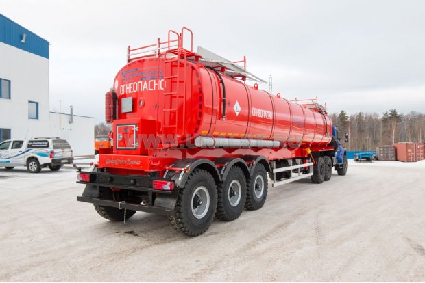 Полуприцеп цистерна ППЦН 40ПТ-31 BPW УСТ 9465 рамная, термос, нерж 