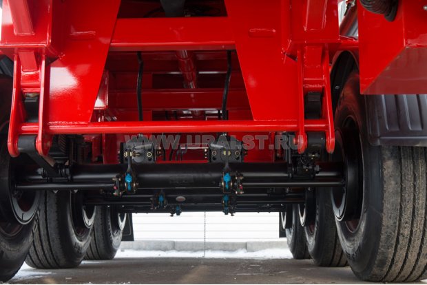 Рессорно-балансирная подвеска полуприцепа