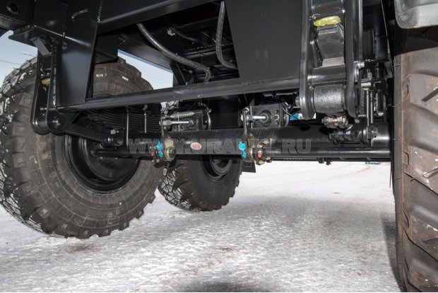 Рессорно-балансирная подвеска полуприцепа