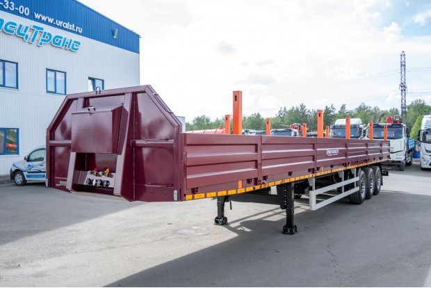 Полуприцеп бортовой ППБ 35Б-32Л-14К SEVEREST ССУ 1200, дисковые тормоза