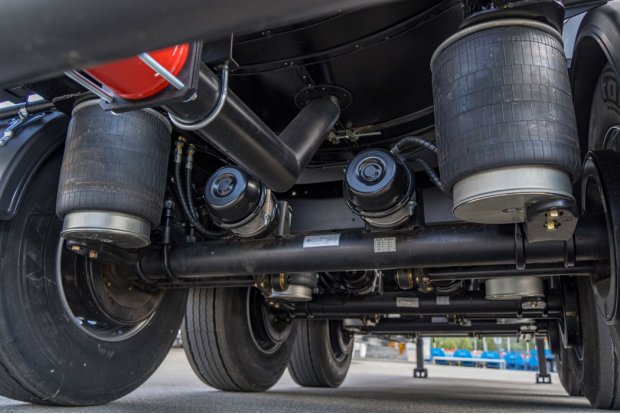 Пневматическая подвеска полуприцепа