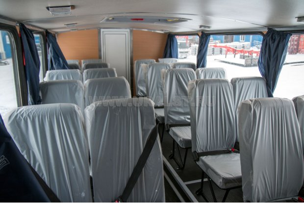 Салон грузопассажирский автобуса